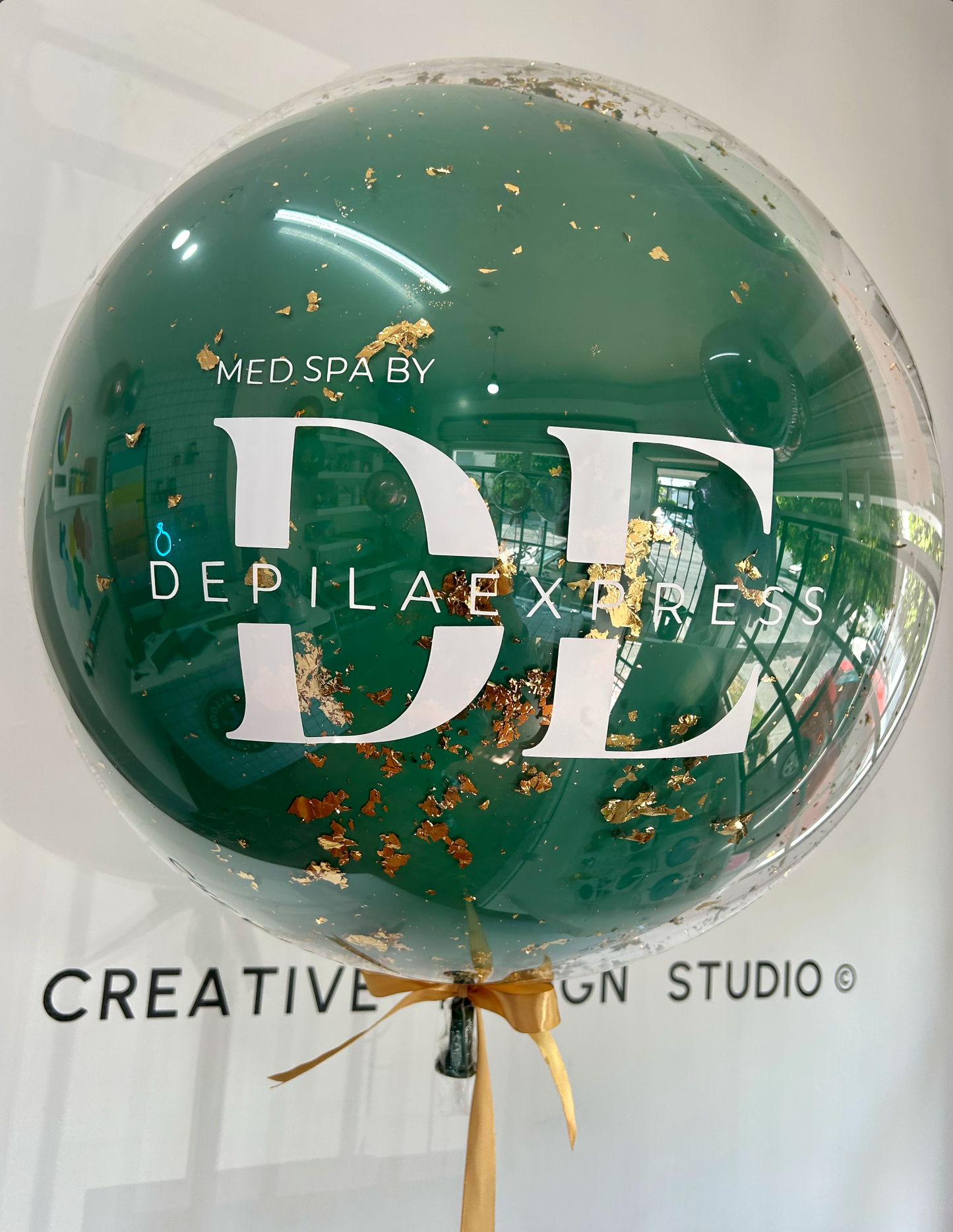 Burbuja Englobada + Hoja de Oro