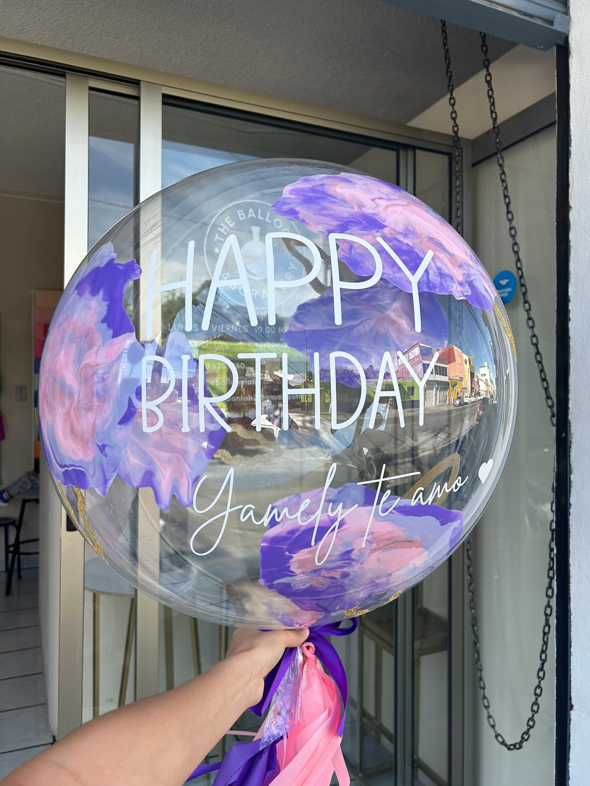 Burbuja Flores Marmoleadas