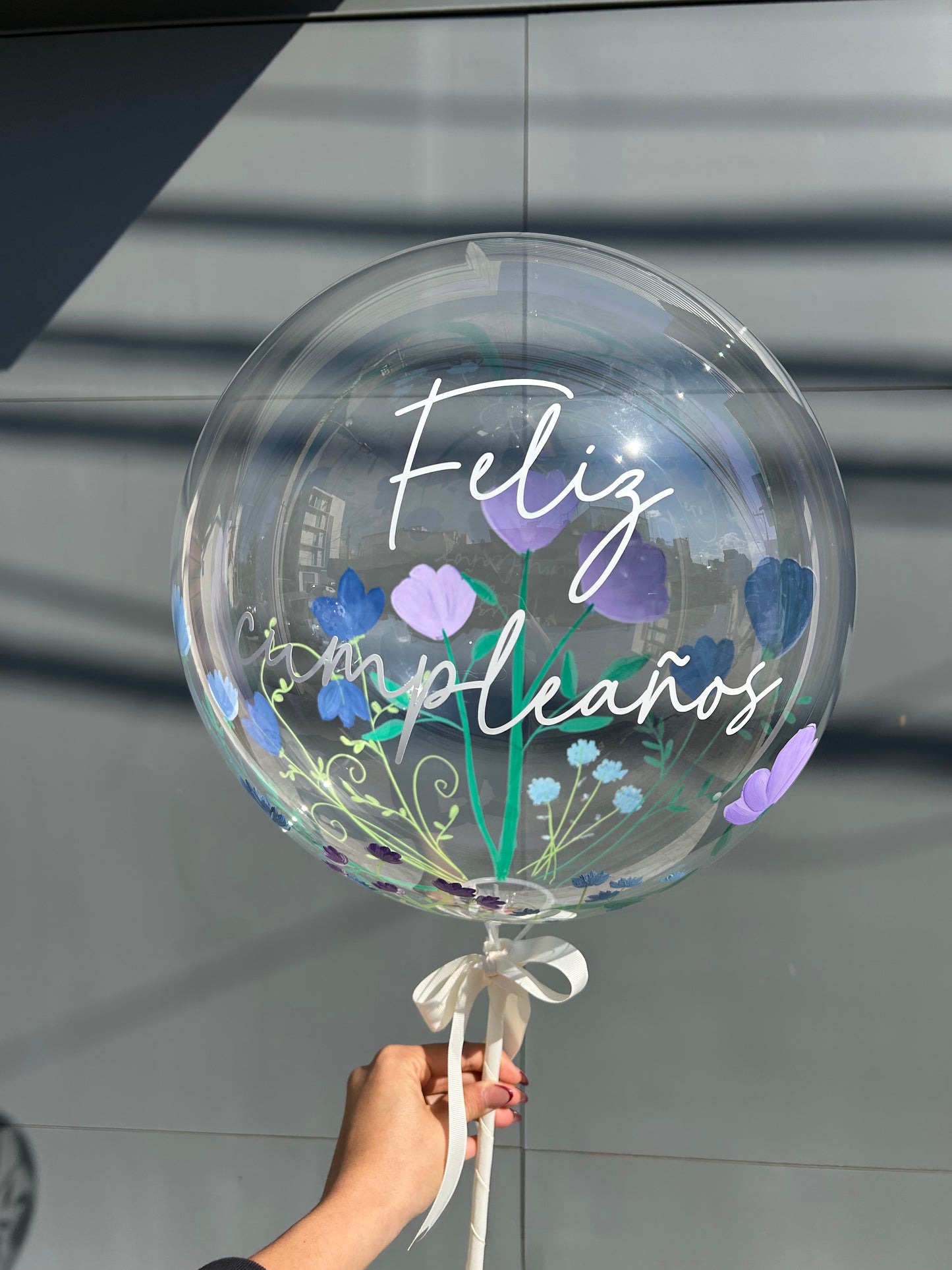 Burbuja Blue Botanic Flowers