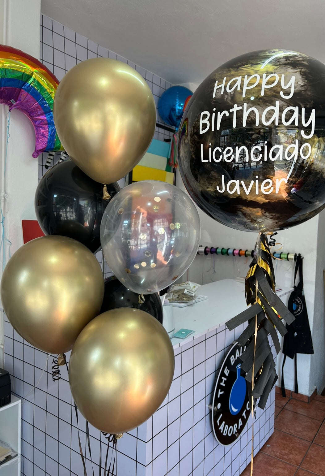 Bouquet Burbuja Completa + 6 látex