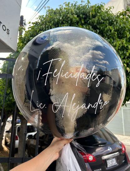 Burbuja Tiras de Color + Glitter